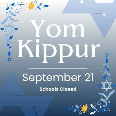 Yom Kippur no school 